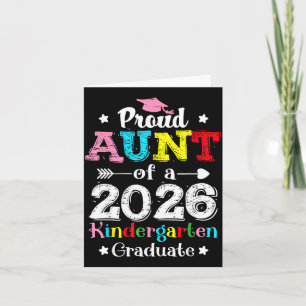 Carte Tante fière et drôle d'une maternelle de la promot
