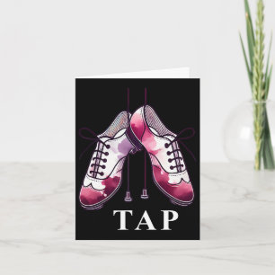 Carte Tap Dance Lover Dancing Chaussures Concours Danseu