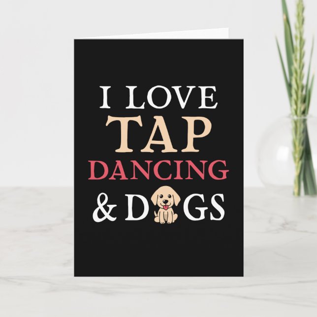 Carte Tap Dancing and Dogs (Devant)