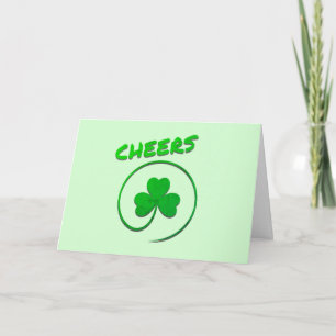 Carte Tapis tout usage Cheers Clover Shamrock