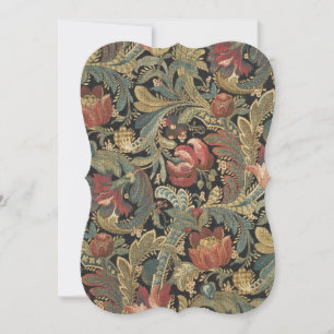 Carte Tapisserie florale riche Brocade Damask