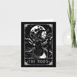 Carte Tarot Crescent Moon Et Casquette Chat Noir H