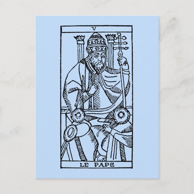 Carte Tarot : Le Pape (Devant)