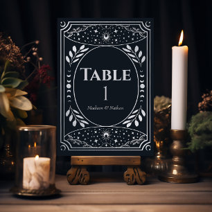 Carte Tarot Mystique Élégante En Argent