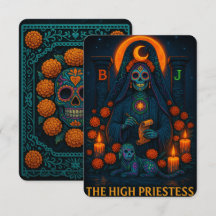 Carte Tarot Neon Dia de los Muertes