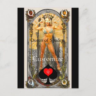 Carte Tarot Reine des pique Thunder_Cove
