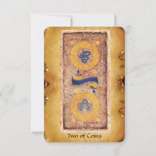 CARTE TAROTS DE RENAISSANCE ANTIQUE / DEUX PIÈCES