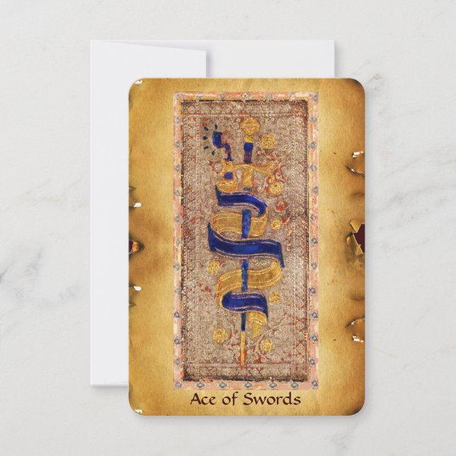 Carte TAROTS DE RENAISSANCE ANTIQUE / L'Ère des épées (Devant)