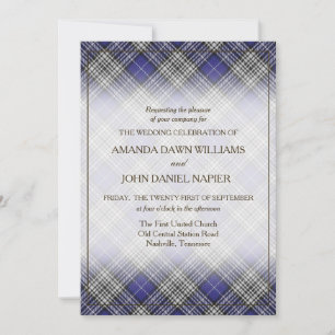 Carte Tartan Beauty Clan Napier Scottish Plaid