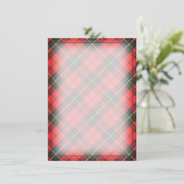 Carte Tartan Dream Clan Wallace (Debout devant)