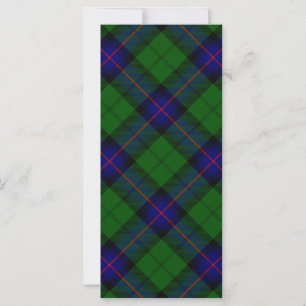 Carte tartan du clan Armstrong bleu vert