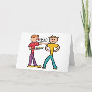 Carte Tarte à la garde dans le visage