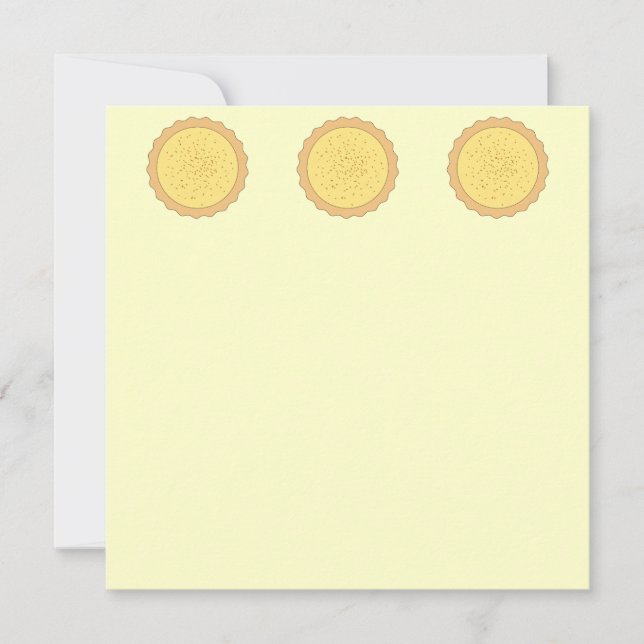 Carte Tarte à la tarte. (Devant)