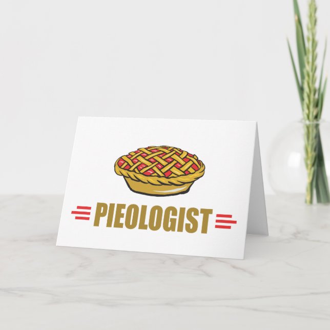 Carte Tarte amusante (Devant)