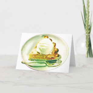 Carte Tarte aux pommes 1955