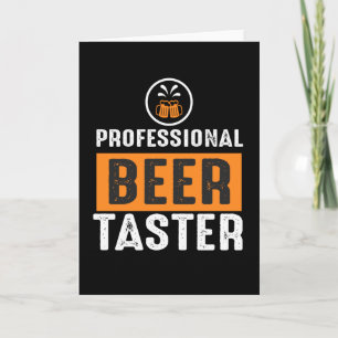 Carte Taster de bière professionnelle