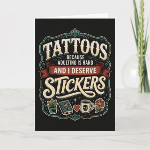 Carte Tatouage Drôle Tatouages Parce Que Devenir Adulte