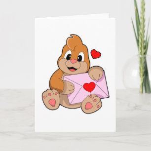 Carte Taupe à enveloppe cardiaque