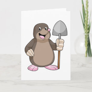 Carte Taupe avec pelle