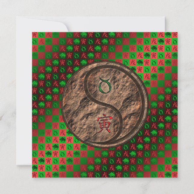 Carte Taurus & Earth Tiger (Devant)