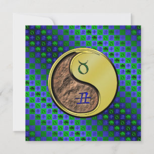 Carte Taurus & Ox métallique