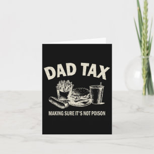 Carte Taxes pour s'assurer que ce n'est pas du poison. F
