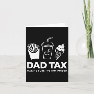 Carte Taxes s'assurer que ce n'est pas du poison Fête de