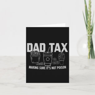 Carte Taxes s'assurer que ce n'est pas du poison Fête de