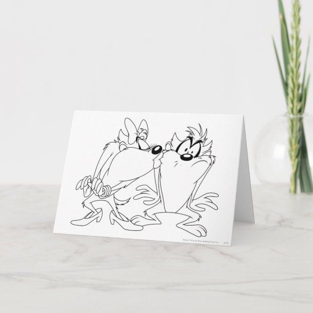 Carte TAZ™ et fille (Devant)