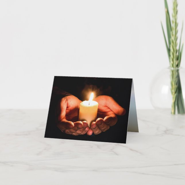 Carte Tea Light Holiday (Devant)