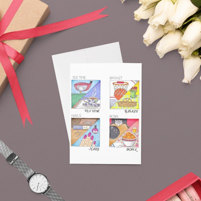 Carte Tea Time Anniversary Card (Créateur téléchargé)