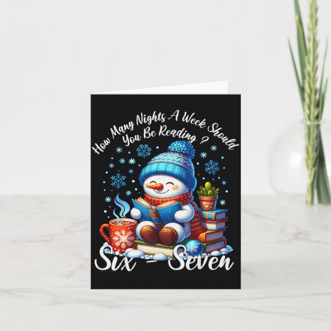 Carte Teacher 67 How Many Nights A Week Should You Be Re (Devant)