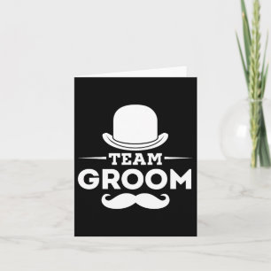 Carte Team Groom Crew Party Grooms Bachelor