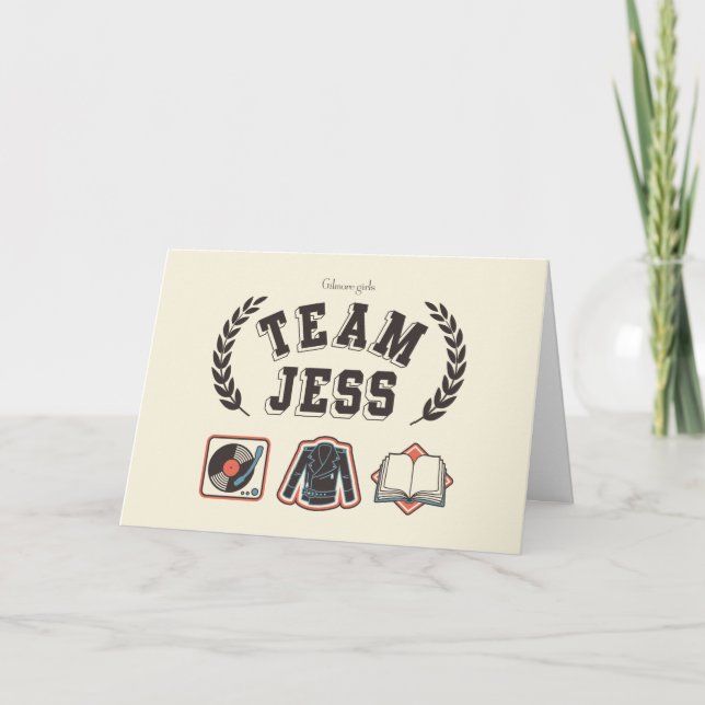 Carte Team Jess Gilmore Girls Design (Devant)