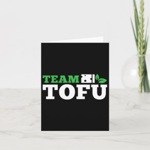 Carte Team Tofu Workout Vegan Bodybuilding Fitness Plant