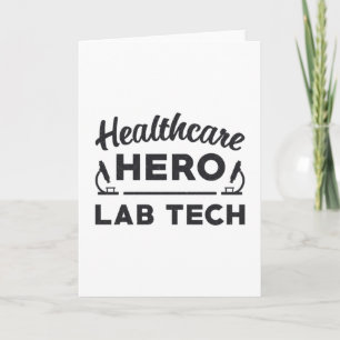 Carte Technicien de laboratoire de Héros de la santé