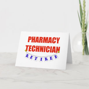 CARTE TECHNICIEN DE PHARMACIE À LA RETRAITE
