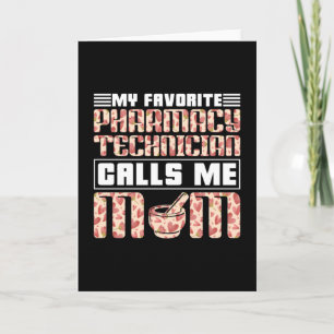 Carte Technicien En Pharmacie Mon Favori M'Appelle Maman