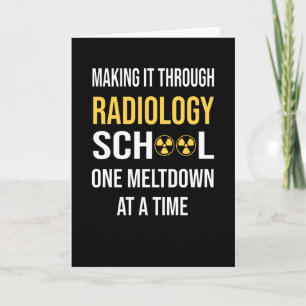 Carte Technicien en santé Radiologue étudiante en radiol