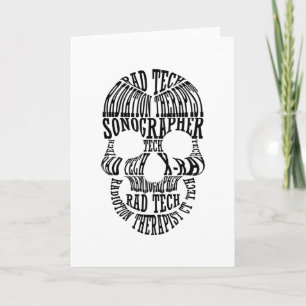 Carte Technologue crânien technique Rad Xray Radiologie