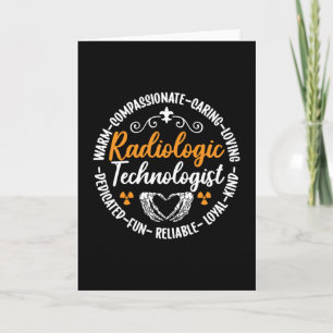 Carte Technologue en radiologie Infirmière Xray