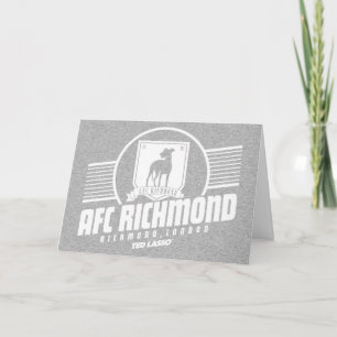 Carte Ted Lasso   AFC Richmond Graphisme de la bande d'a