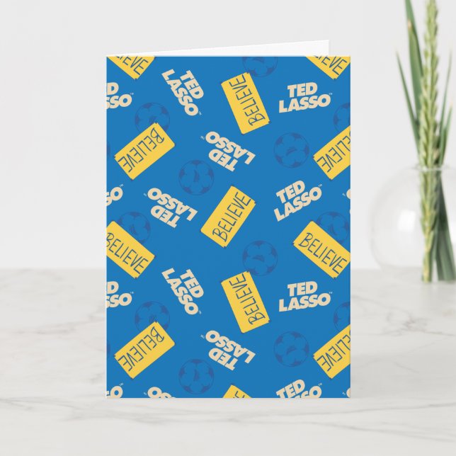 Carte Ted Lasso | Believe Sign and Ball Toss Pattern (Devant)