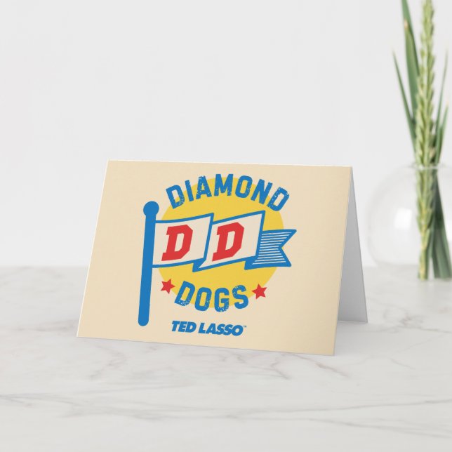Carte Ted Lasso | Diamond Chiens Pennant Graphisme (Devant)