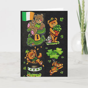 Carte Teddy Bear Collection St. Patrick's Day