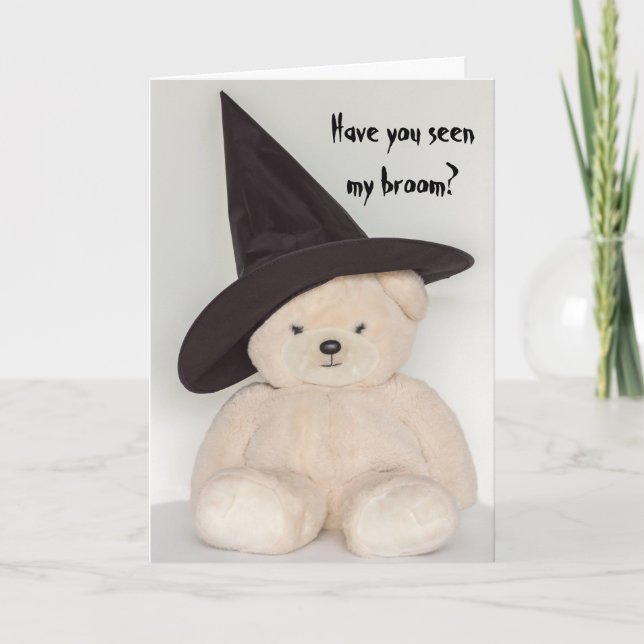 Carte Teddy Bear Witch (Devant)