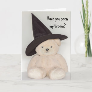Carte Teddy Bear Witch