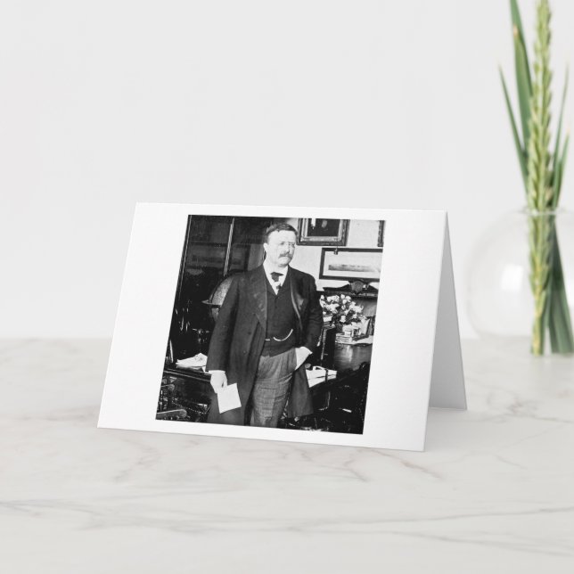 Carte Teddy Roosevelt au cru 1912 de la Maison Blanche (Devant)