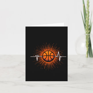 Carte Tee Basketball Heartbeat – Amour Pour Le Jeu