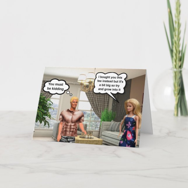 Carte Tee-shirt six pack ! (Devant)